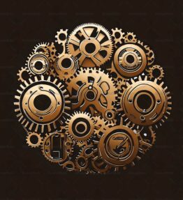 Steampunk Zahnräder
